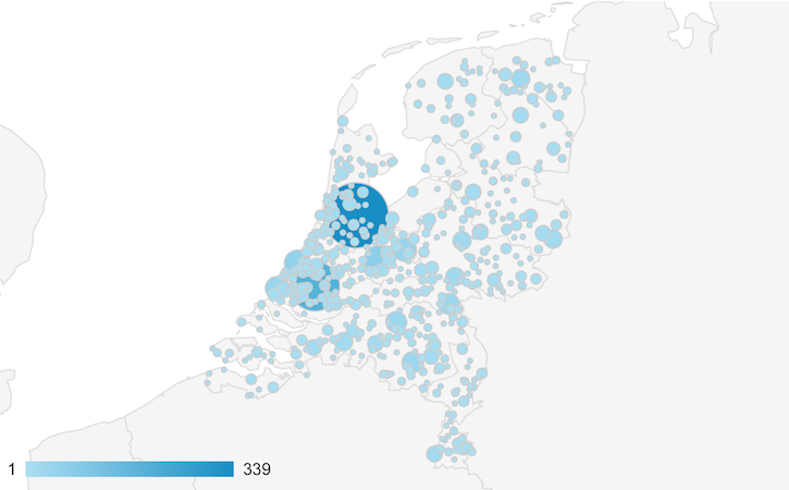 Boomverzorging Nederland bezoekers